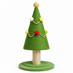Standard Christmas tree cat scratcher, front view #pack
