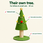 Standard tree scratcher, 59 cm, natural sisal #en #std